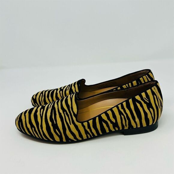 Vionic Willa Women's Slip-On Flats Tiger Stripe Suede Size 8 Brown and Black - Picture 7 of 13